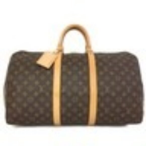 LOUIS VUITTON Monogram Keepall 50 Boston Bag M41426 LV Auth 137096 - Picture 1 of 16